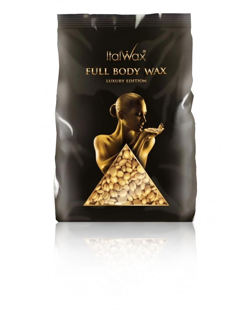 ItalWax Full Body film wax 1kg szintetikus ARANY gyantagyöngy 