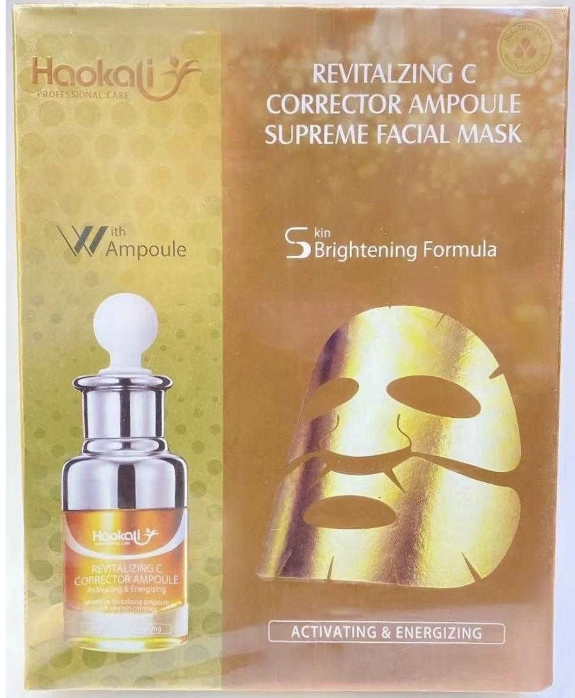 Haokali Revitalzing C Corrector fátyol arcmaszk 30ml