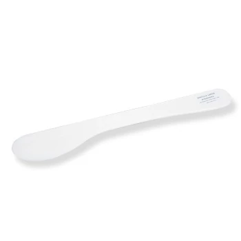 Fehér íves műanyag spatula