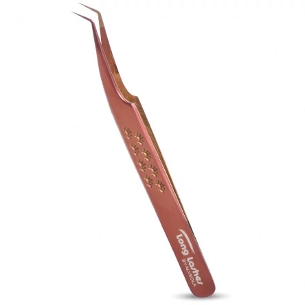 Long Lashes Pro Fiber Volume csipesz - Keskeny fejű bronz