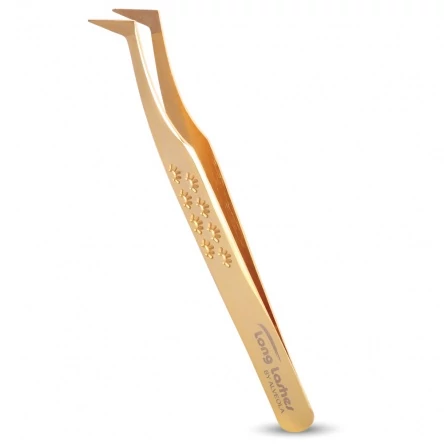 Long Lashes Pro Fiber L- alakú Volume csipesz arany
