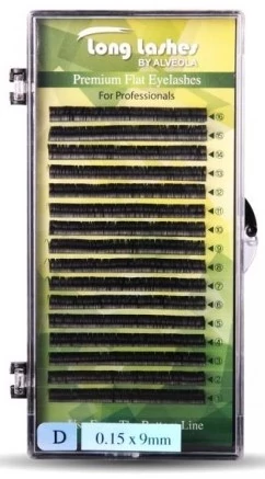 Long Lashes Flat pilla D / 0,15 - 9 mm