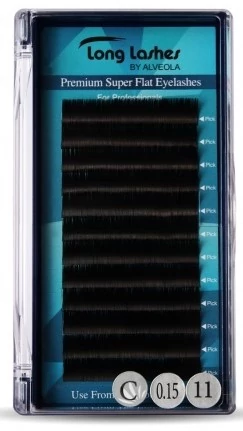 Long Lashes Premium Super Flat Pilla C/ 0,15-11 mm