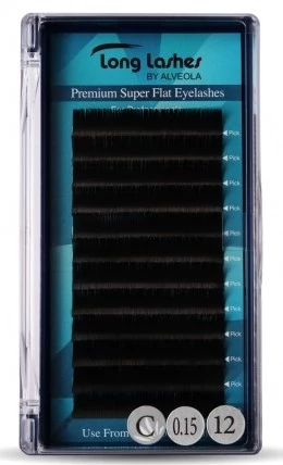 Long Lashes Premium Super Flat Pilla C/ 0,15-12 mm