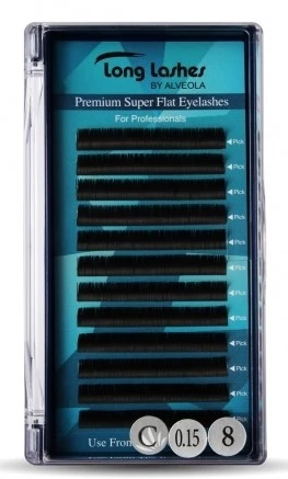 Long Lashes Premium Super Flat Pilla C/ 0,15-8 mm