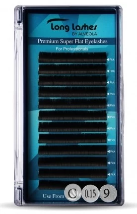 Long Lashes Premium Super Flat Pilla C/ 0,15-9 mm