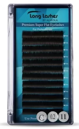Long Lashes Premium Super Flat Pilla C/ 0,20-11 mm