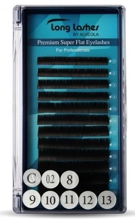 Long Lashes Premium Super Flat Pilla C/ 0,20-MIX