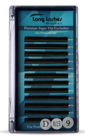 Long Lashes Premium Super Flat Pilla D/0,15-9 mm