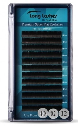 Long Lashes Premium Super Flat Pilla D/0,20-12 mm
