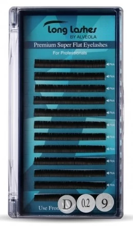 Long Lashes Premium Super Flat Pilla D/0,20-9 mm