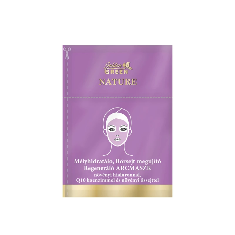 Golden Green Nature Mélyhidratáló, bőrsejtaktiváló, regeneráló arcmaszk tabletta és aktiváló szérum