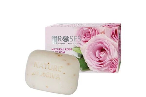 Nature of Agiva Roses Pipere Szappan Rózsa Kivonattal 75g