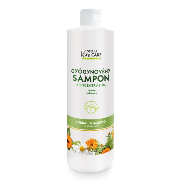 STELLA Vitacare Gyógynövény + Aloe Sampon Koncentrátum 1000ml