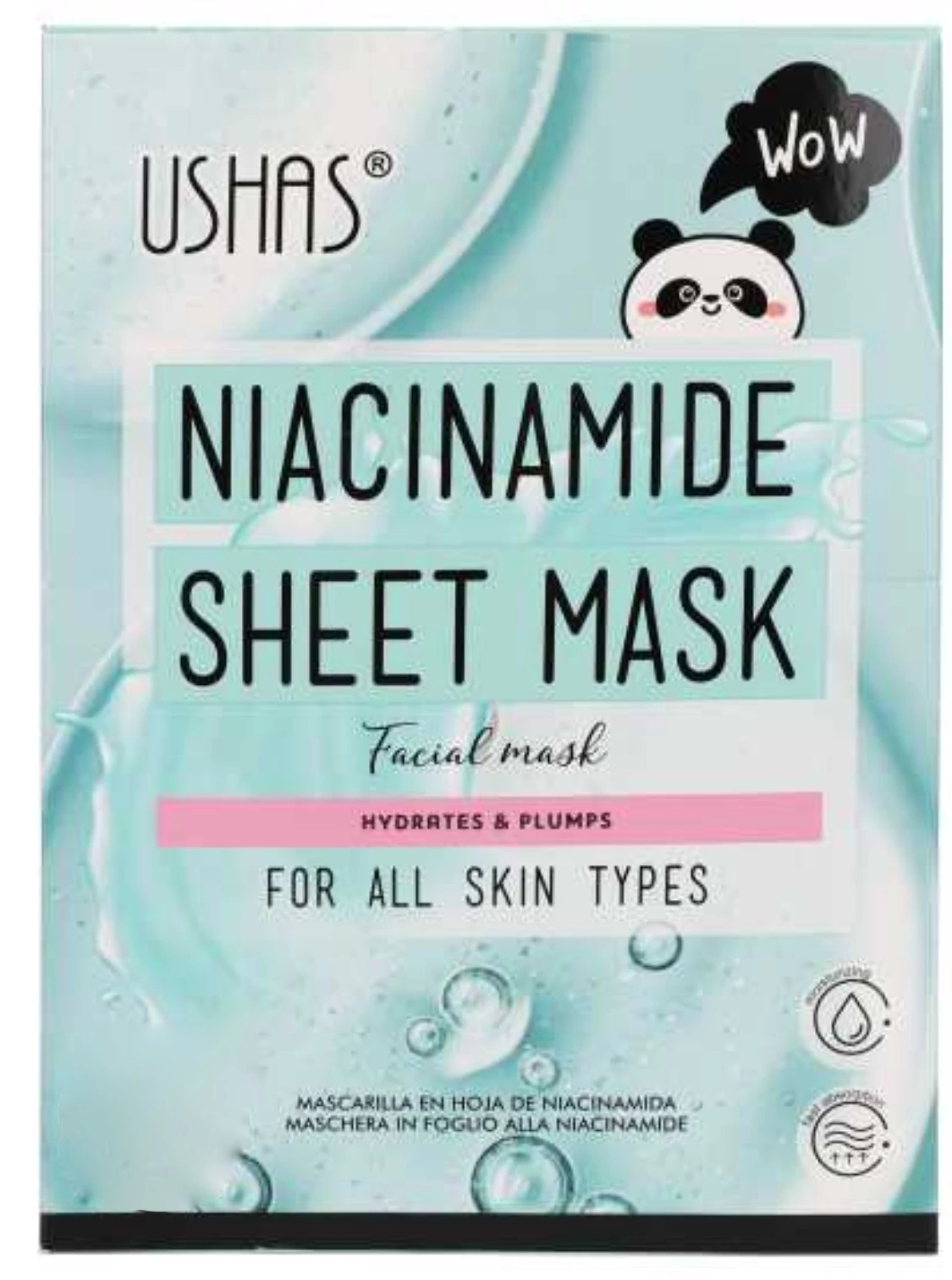 Ushas Niacinamide fátyol maszk